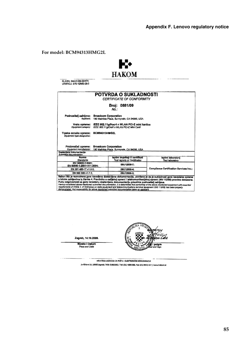 Lenovo G455 Notebook User Manual | Page 93 / 116