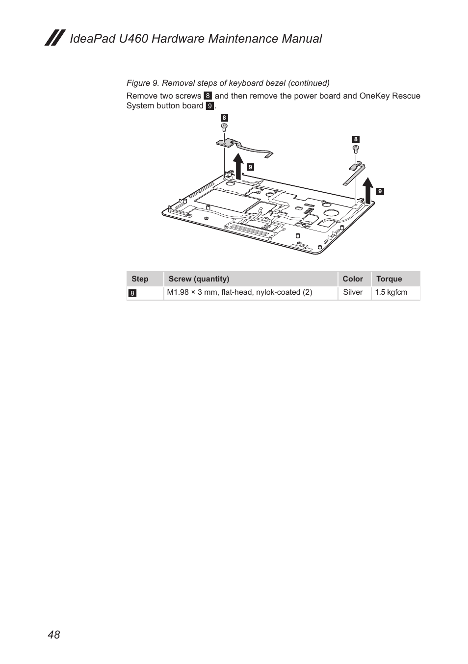 Ideapad u460 hardware maintenance manual | Lenovo IdeaPad U460s User Manual | Page 52 / 88