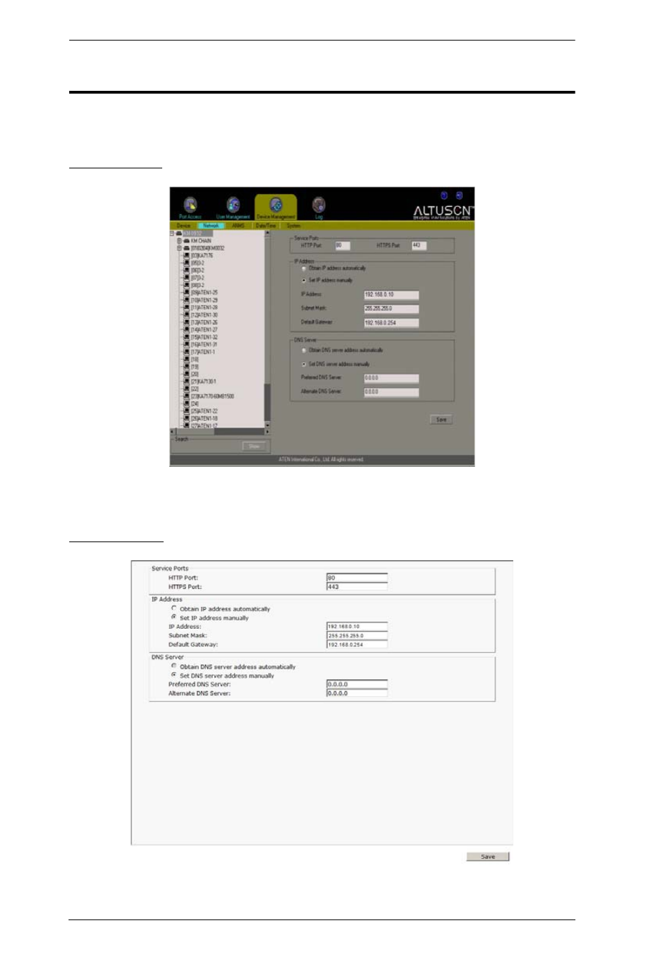 Network | ATEN Altuscn Matrix KVM Switch KM0532 User Manual | Page 56 / 153