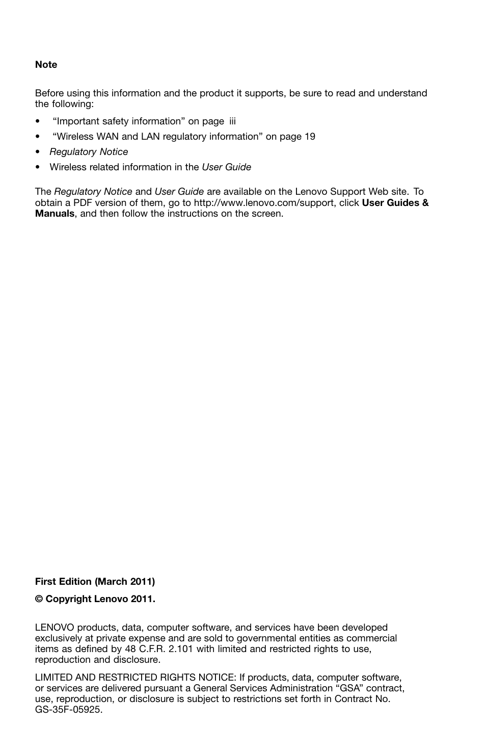 Lenovo ThinkPad Edge E420s User Manual | Page 2 / 44