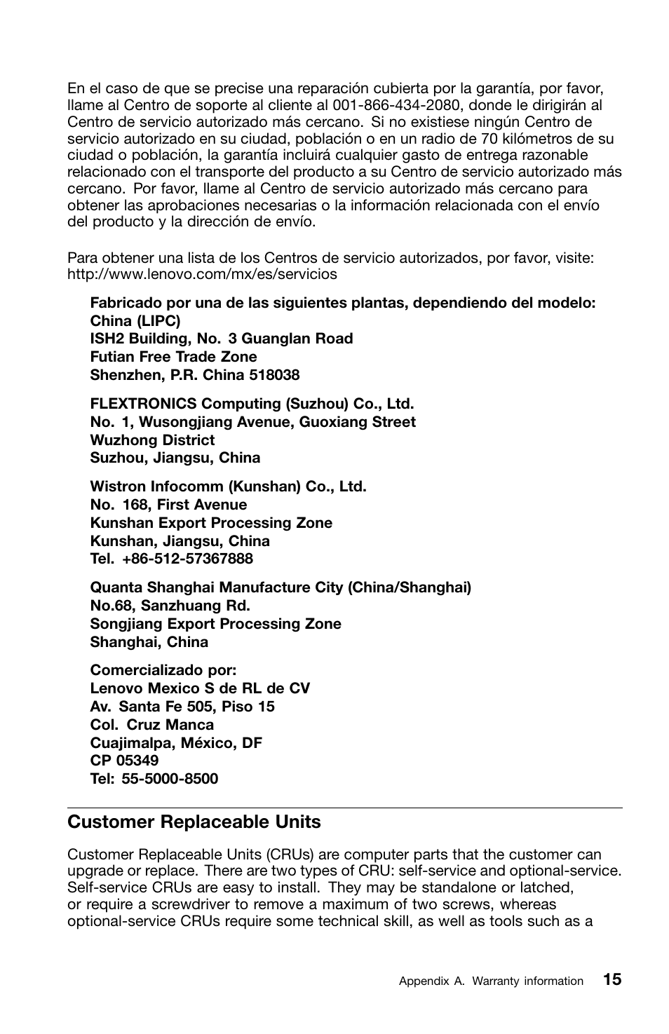 Customer replaceable units | Lenovo ThinkPad Edge E420s User Manual | Page 29 / 44