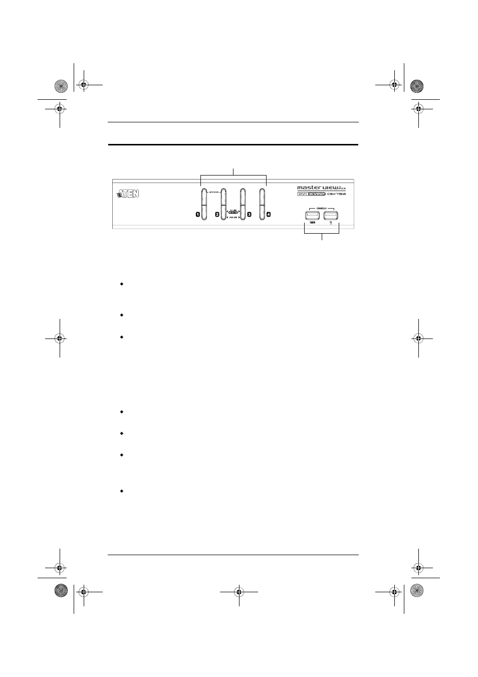 Cs-1764 front view | ATEN ATEN MasterView CS-1764 User Manual | Page 16 / 44