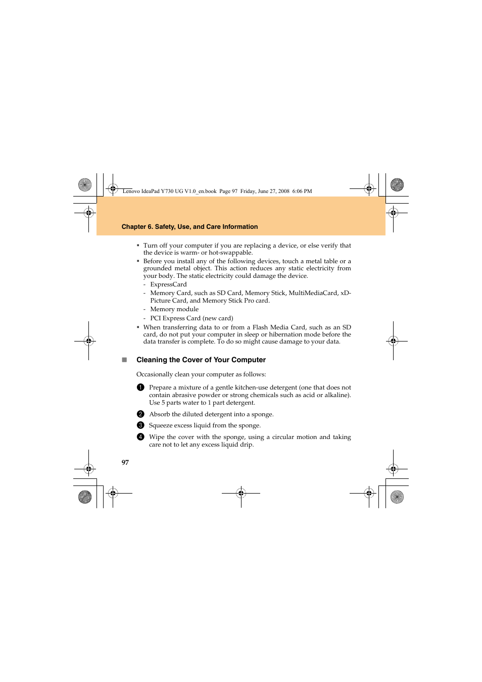 Lenovo IdeaPad Y730 User Manual | Page 106 / 156