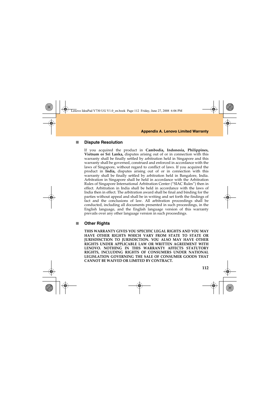 Lenovo IdeaPad Y730 User Manual | Page 121 / 156