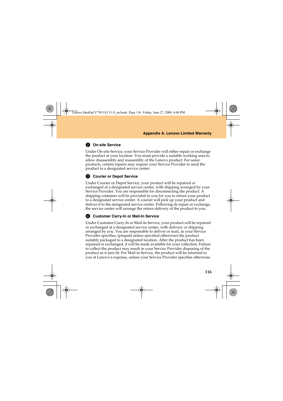 Lenovo IdeaPad Y730 User Manual | Page 125 / 156