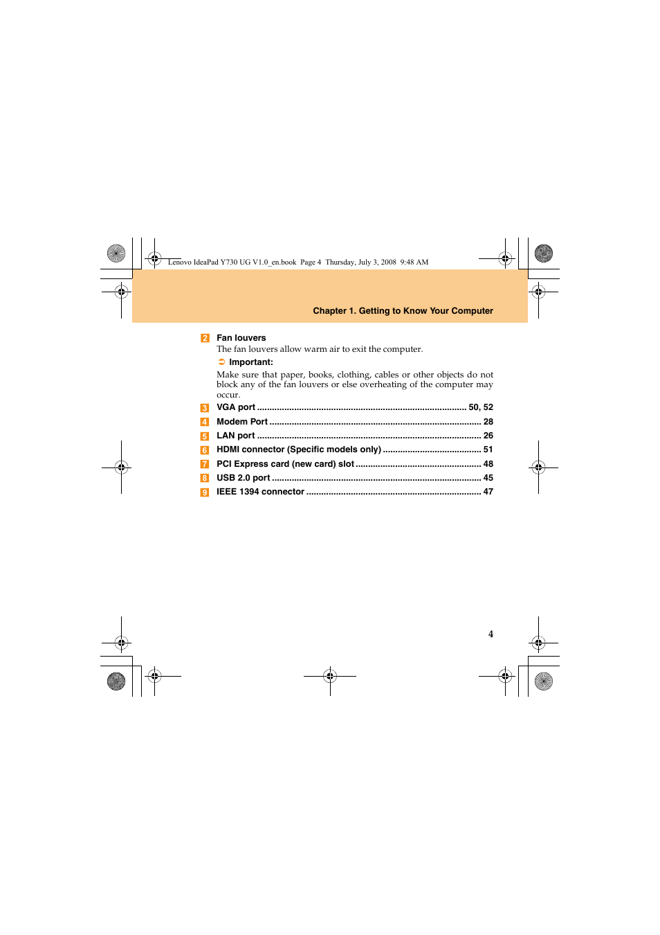 Lenovo IdeaPad Y730 User Manual | Page 13 / 156