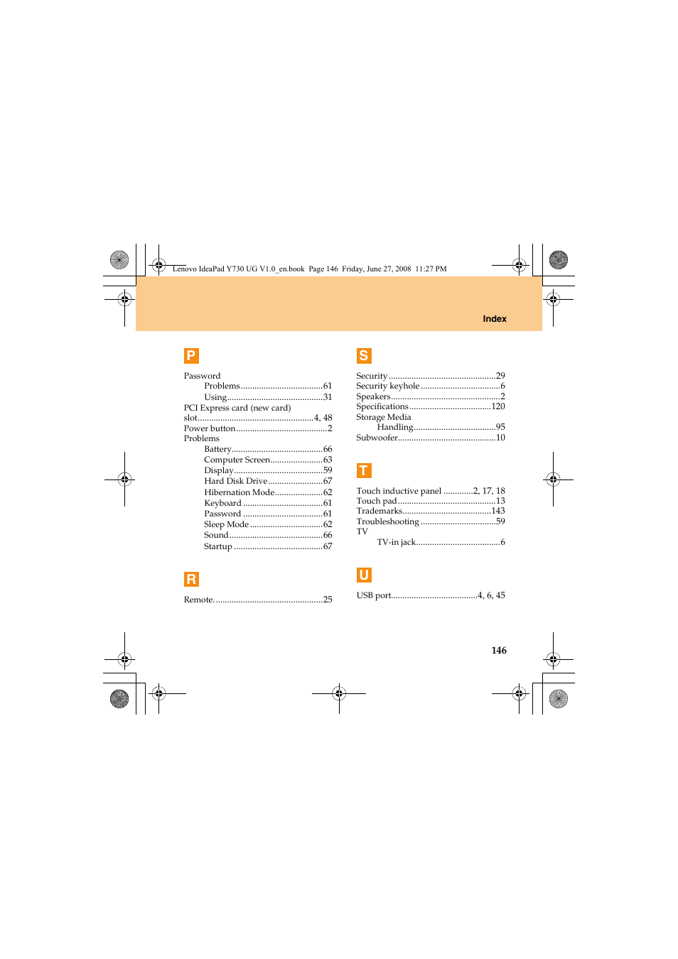 Lenovo IdeaPad Y730 User Manual | Page 155 / 156