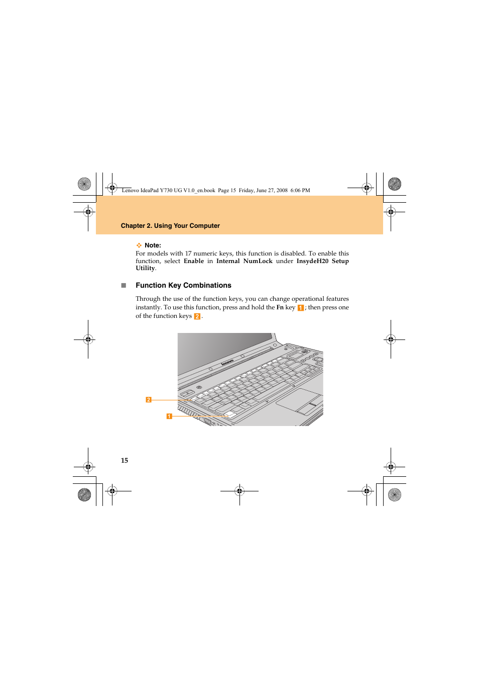 Lenovo IdeaPad Y730 User Manual | Page 24 / 156