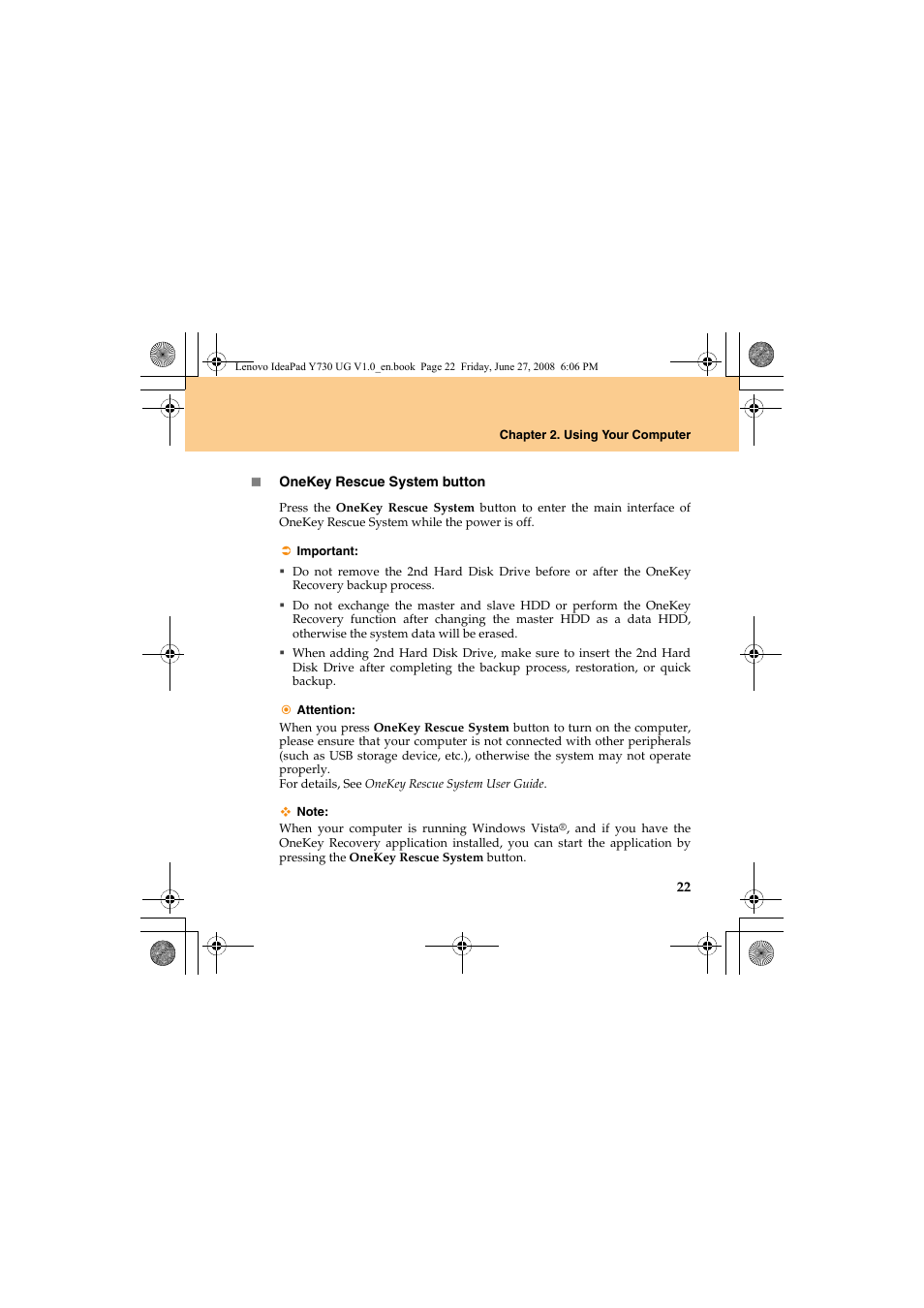 Lenovo IdeaPad Y730 User Manual | Page 31 / 156