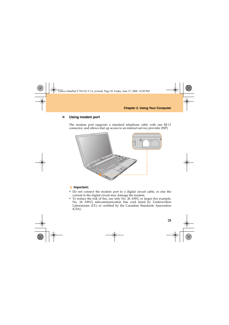 Lenovo IdeaPad Y730 User Manual | Page 37 / 156