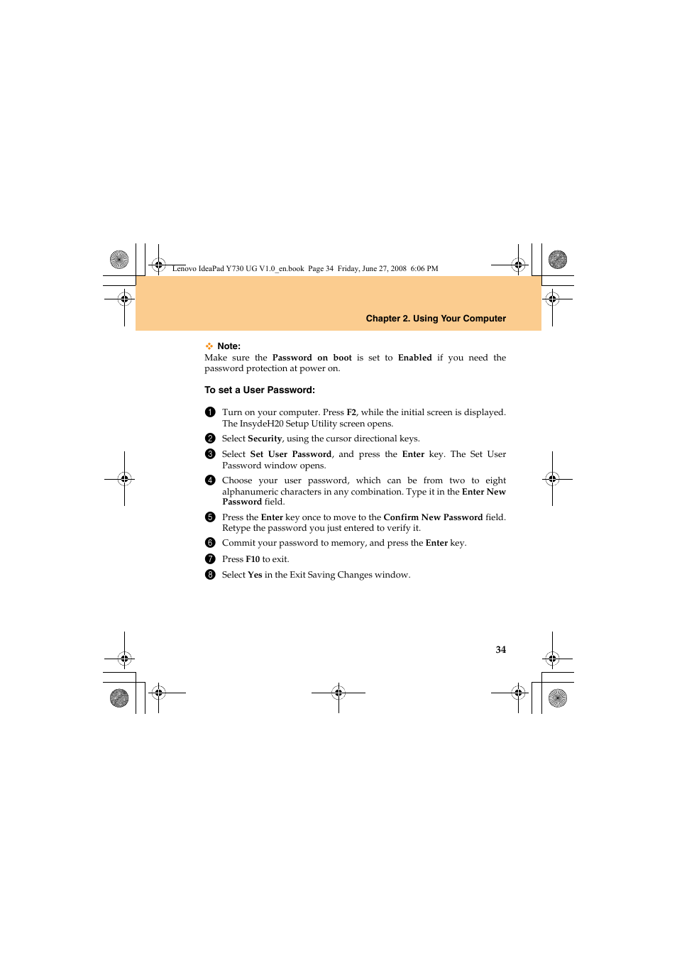 Lenovo IdeaPad Y730 User Manual | Page 43 / 156