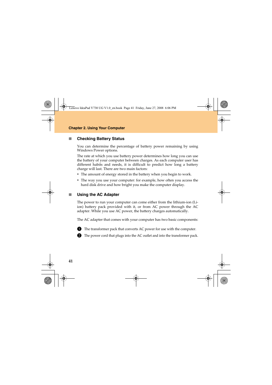 Lenovo IdeaPad Y730 User Manual | Page 50 / 156