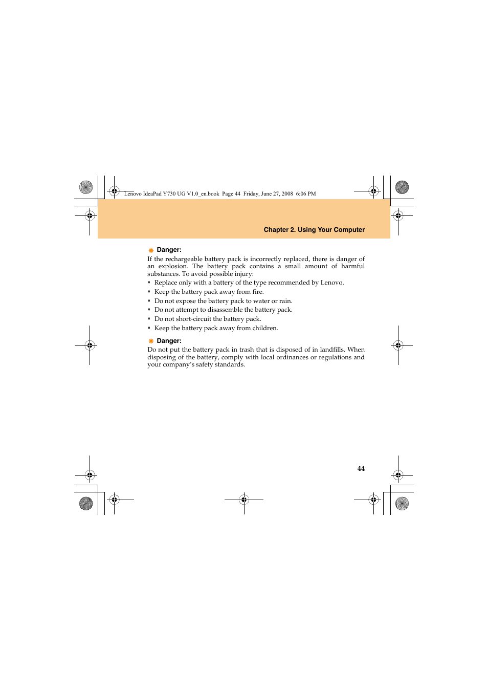 Lenovo IdeaPad Y730 User Manual | Page 53 / 156