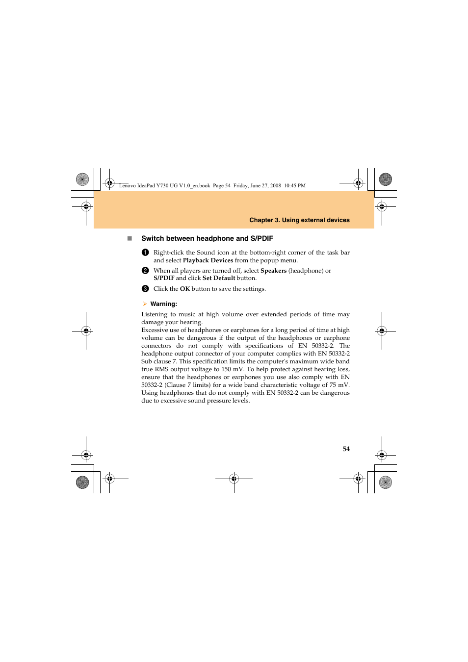 Lenovo IdeaPad Y730 User Manual | Page 63 / 156