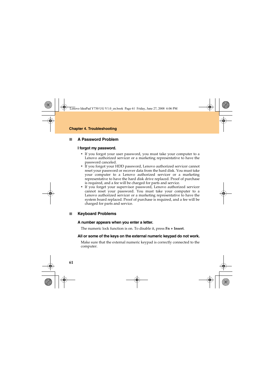 Lenovo IdeaPad Y730 User Manual | Page 70 / 156