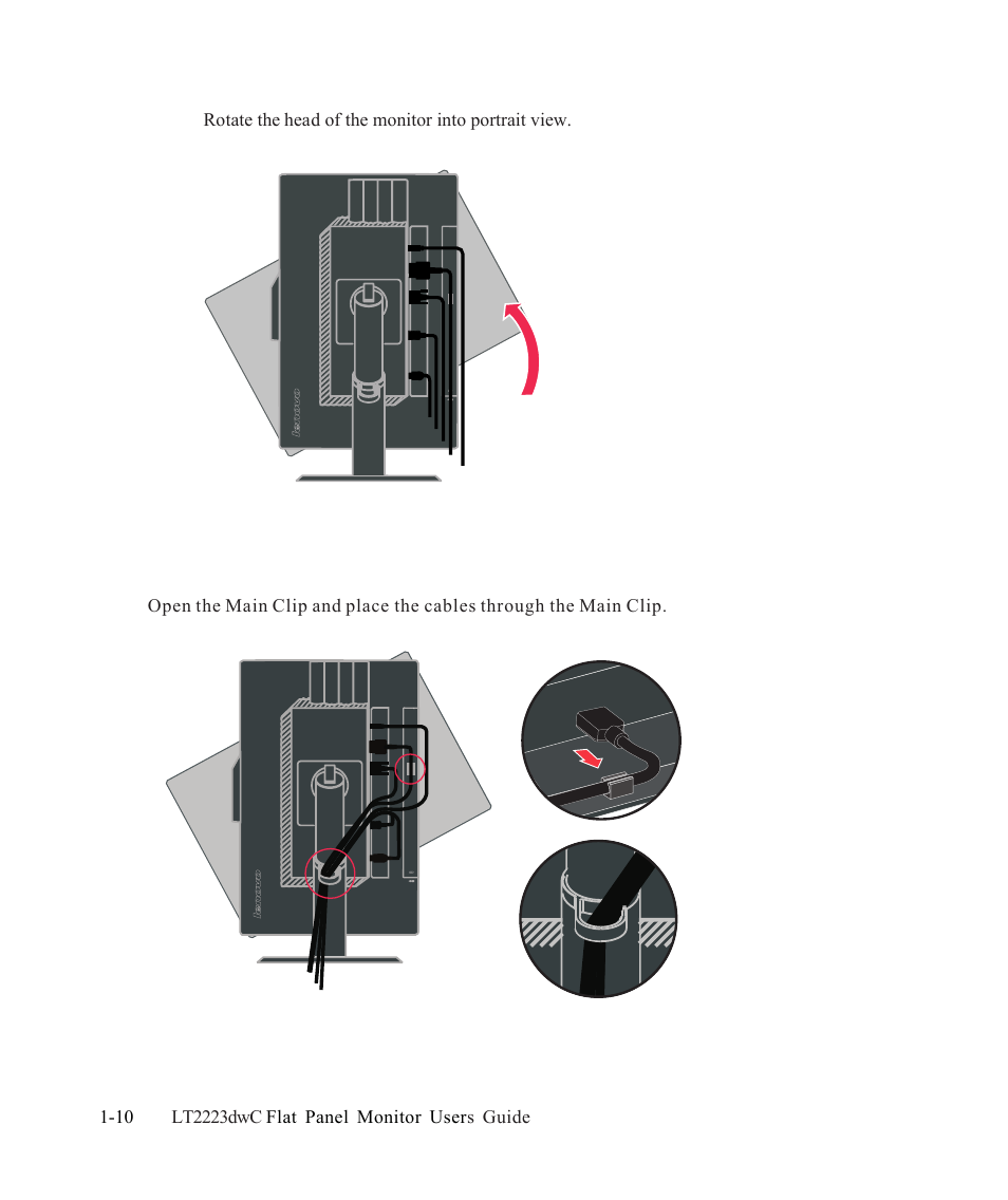 Lenovo ThinkVision LT2223d 21.5-inch FHD WLED Backlit LCD OneLink Docking Monitor User Manual | Page 14 / 44
