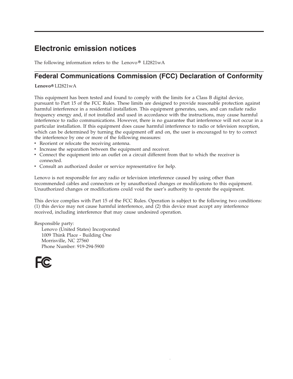 Lenovo LI2821 Wide LCD Monitor User Manual | 17 pages
