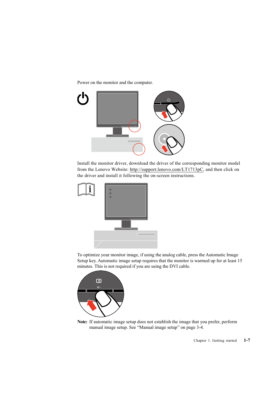 Lenovo ThinkVision LT1713p 17-inch Square LCD Monitor User Manual | Page 11 / 38