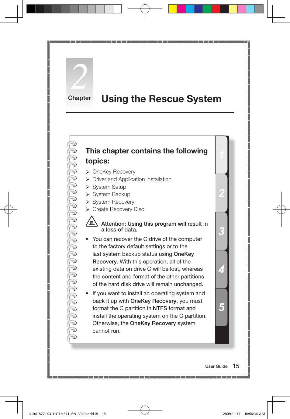 Using the rescue system | Lenovo IdeaCentre K320 User Manual | Page 20 / 43