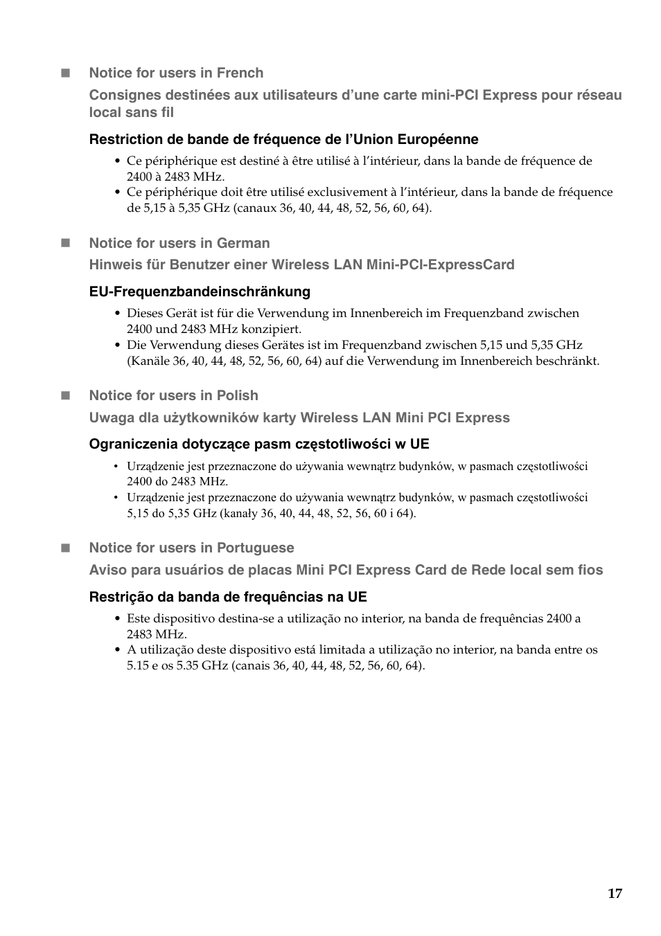 Lenovo V560 Notebook User Manual | Page 18 / 36