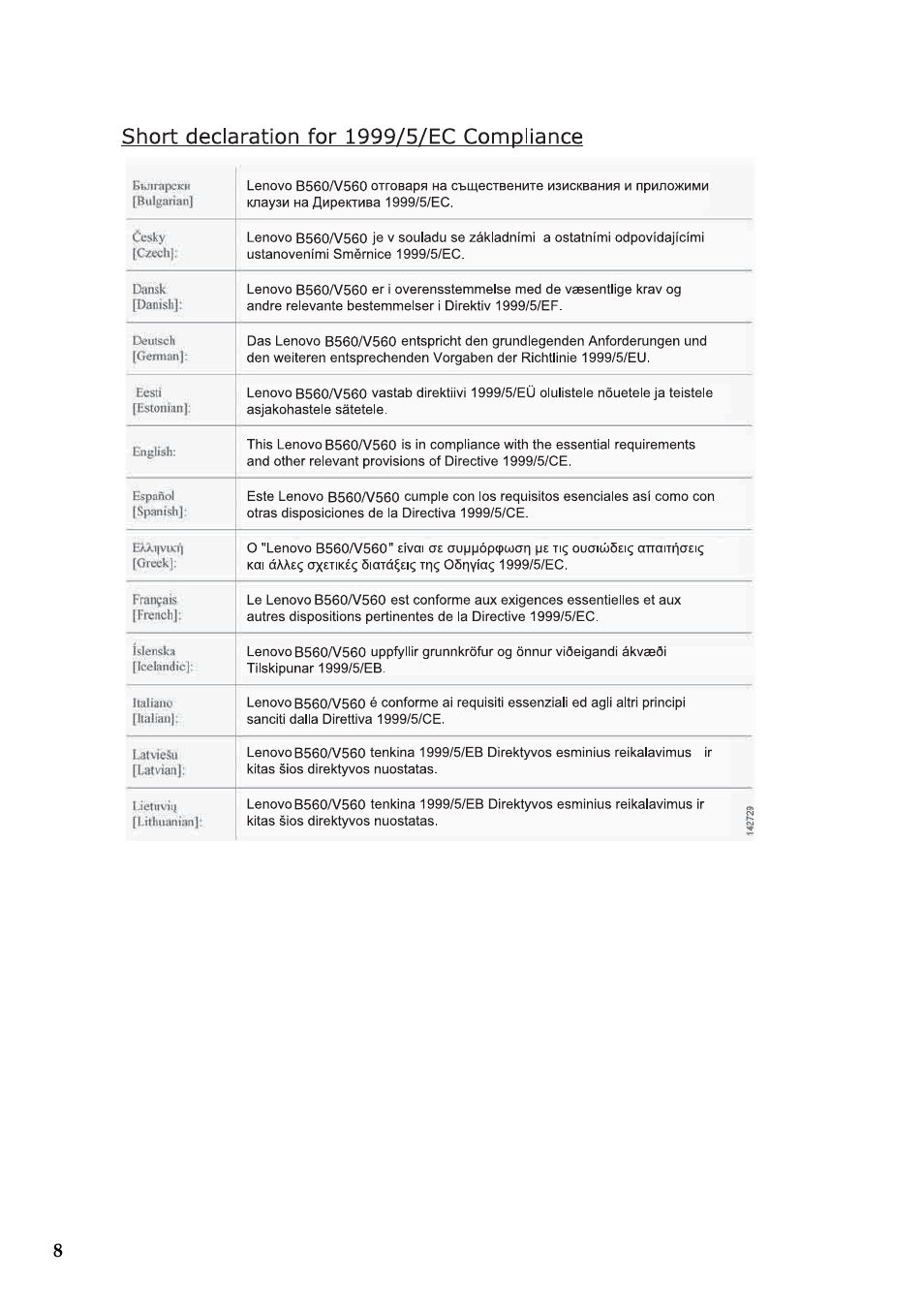 Lenovo V560 Notebook User Manual | Page 9 / 36