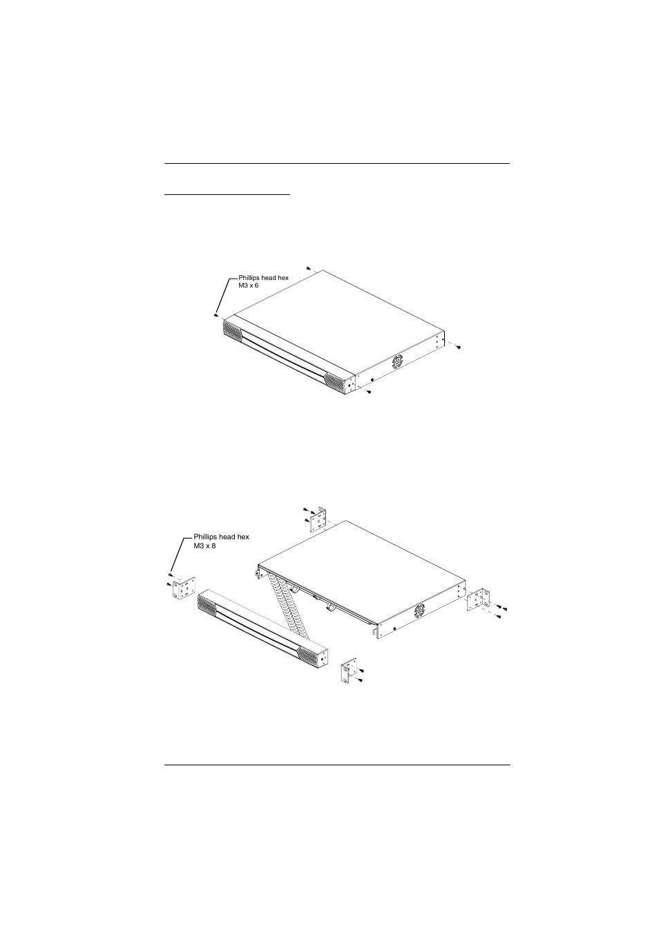 Rack mounting-split, Rack mounting—split | ATEN ALTUSEN KM0832 User Manual | Page 29 / 137