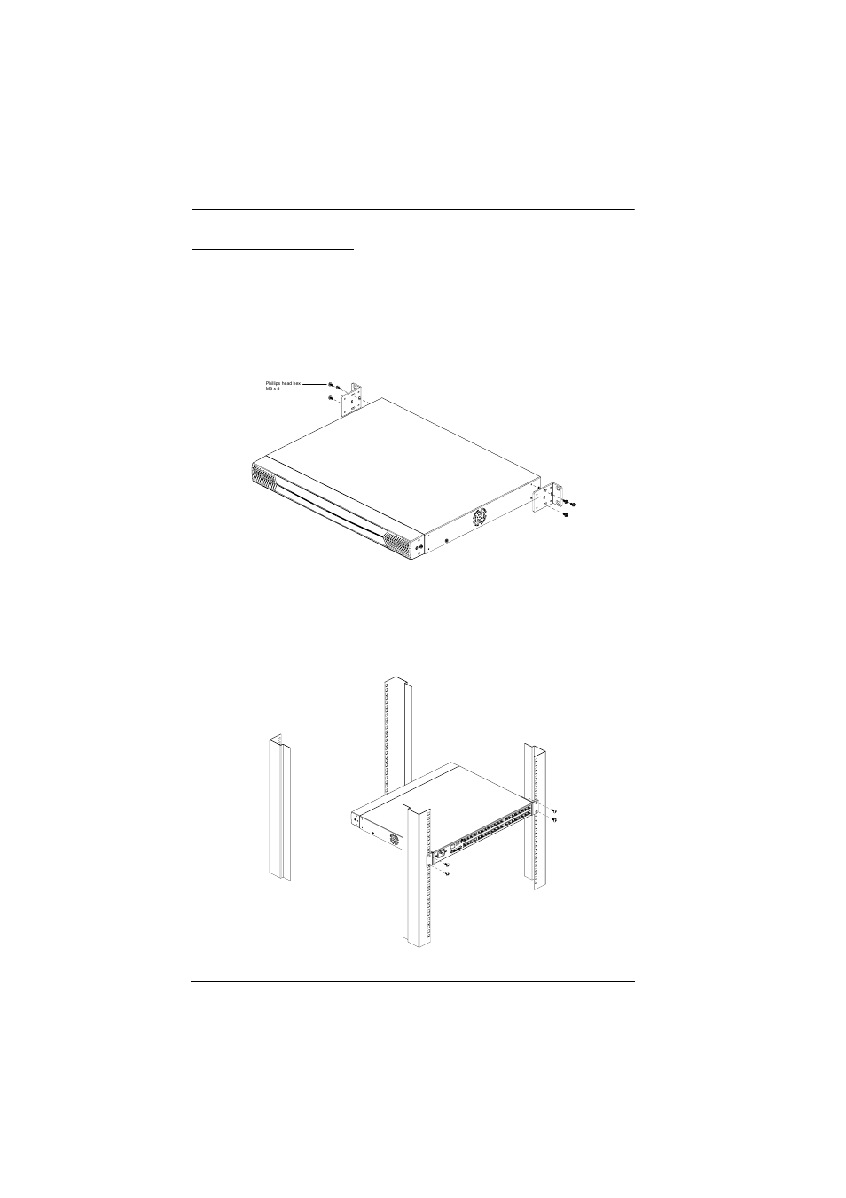 Rack mounting-rear, Rack mounting—rear | ATEN ALTUSEN KM0832 User Manual | Page 32 / 137