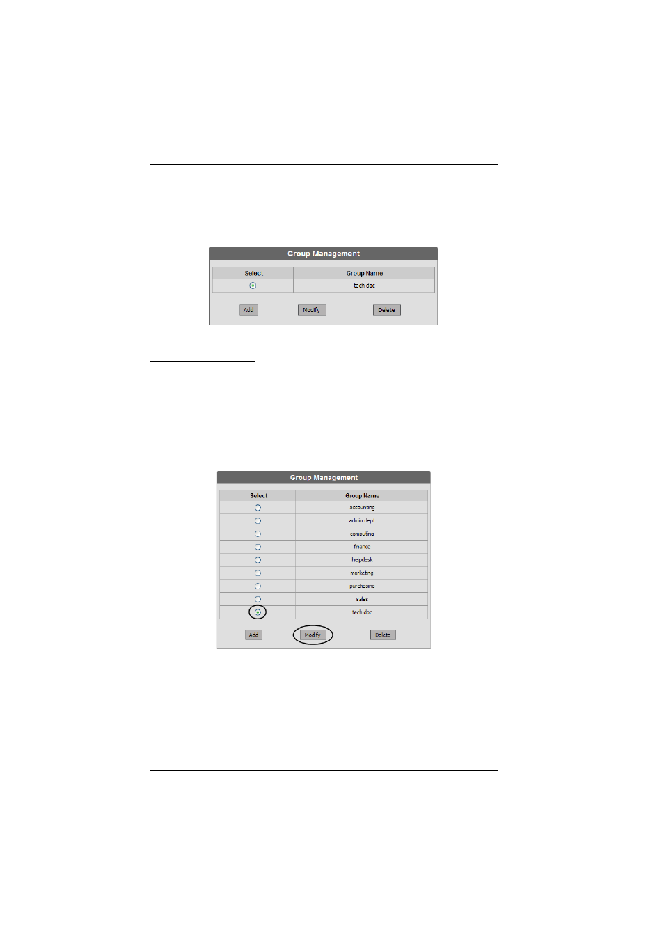 Modifying groups | ATEN ALTUSEN KM0832 User Manual | Page 60 / 137