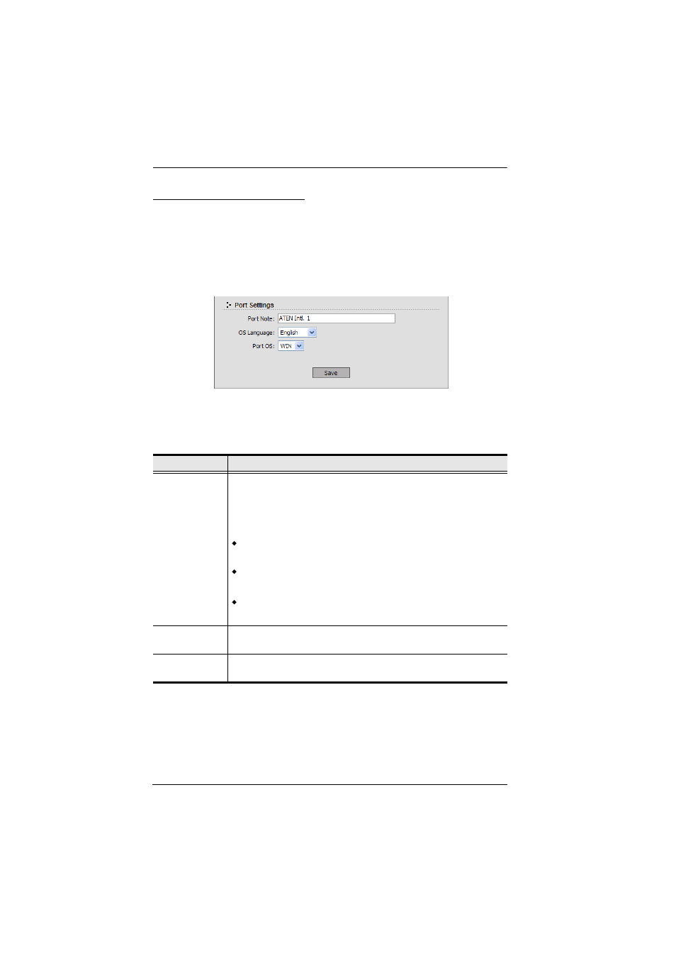 Configuring port settings | ATEN ALTUSEN KM0832 User Manual | Page 74 / 137
