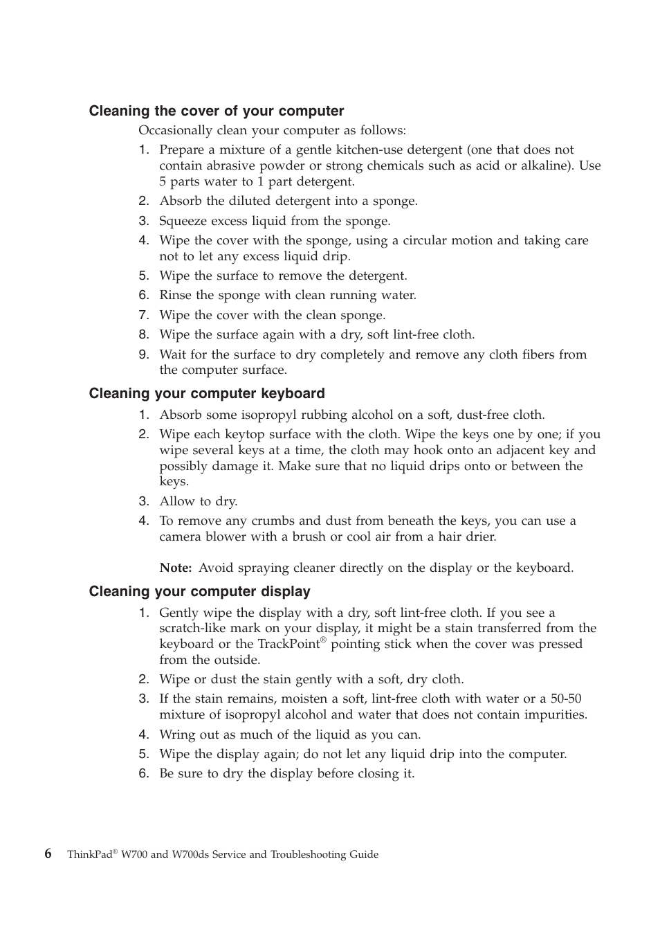 Lenovo ThinkPad W700ds User Manual | Page 14 / 90