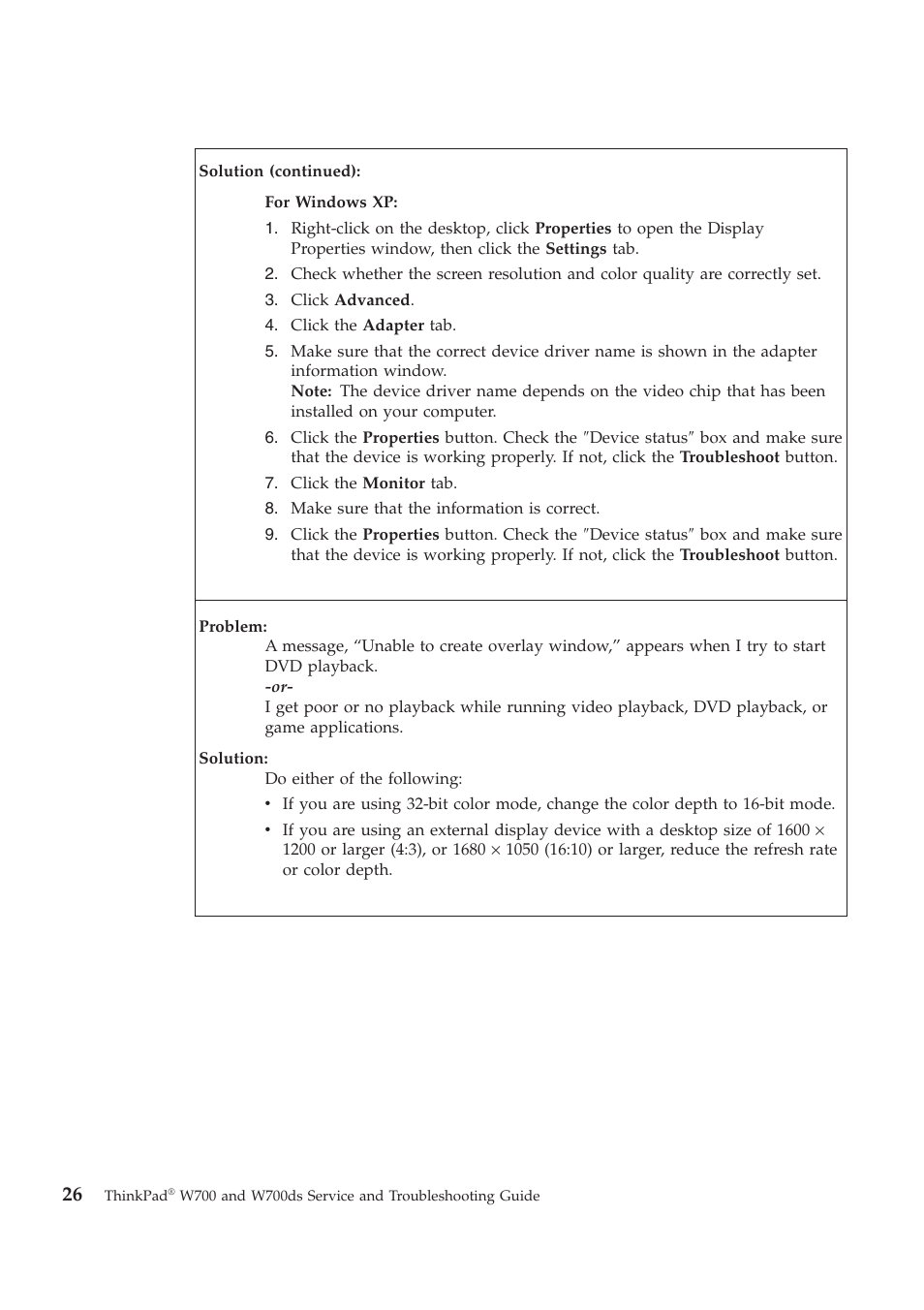 Lenovo ThinkPad W700ds User Manual | Page 34 / 90