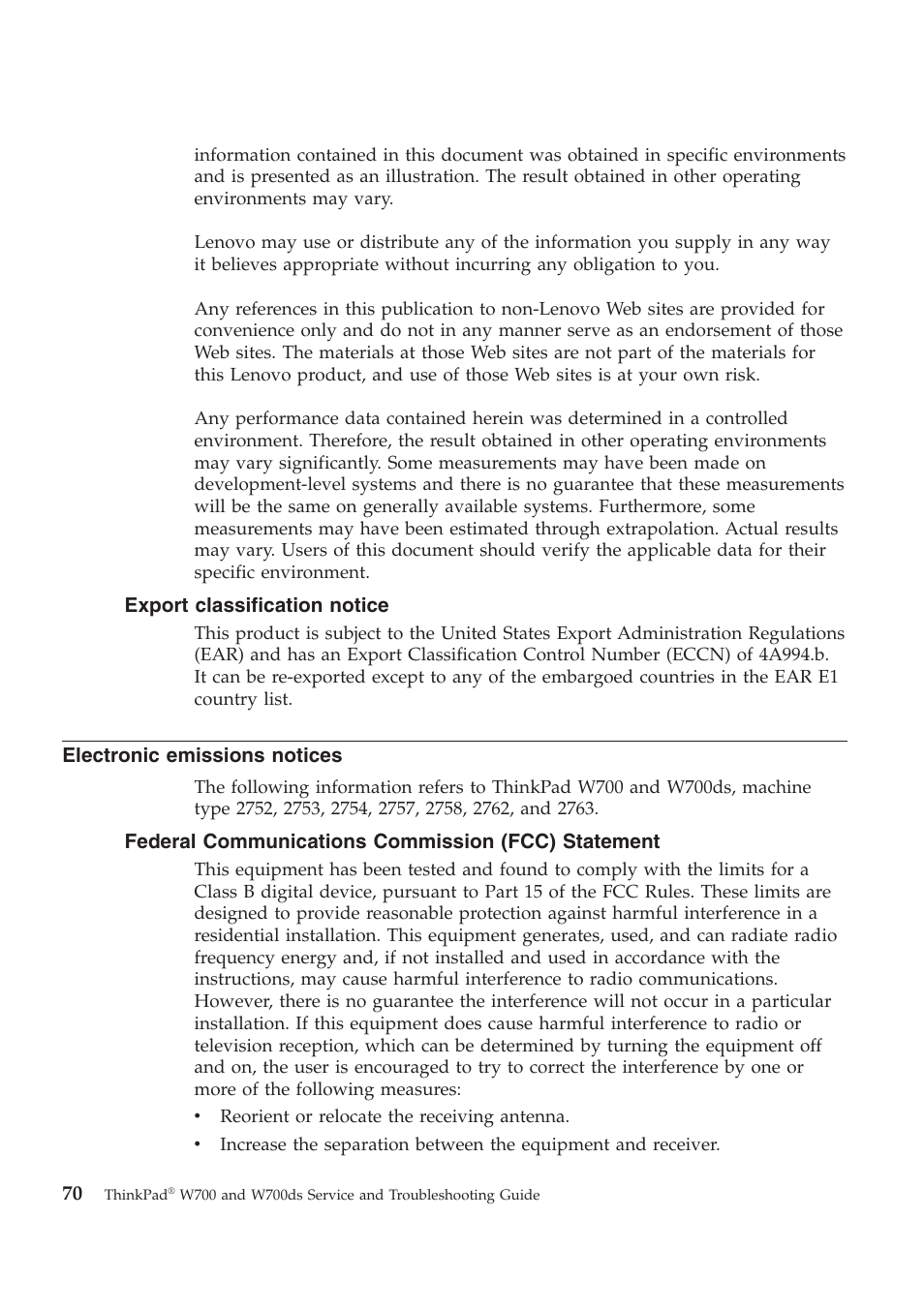 Lenovo ThinkPad W700ds User Manual | Page 78 / 90