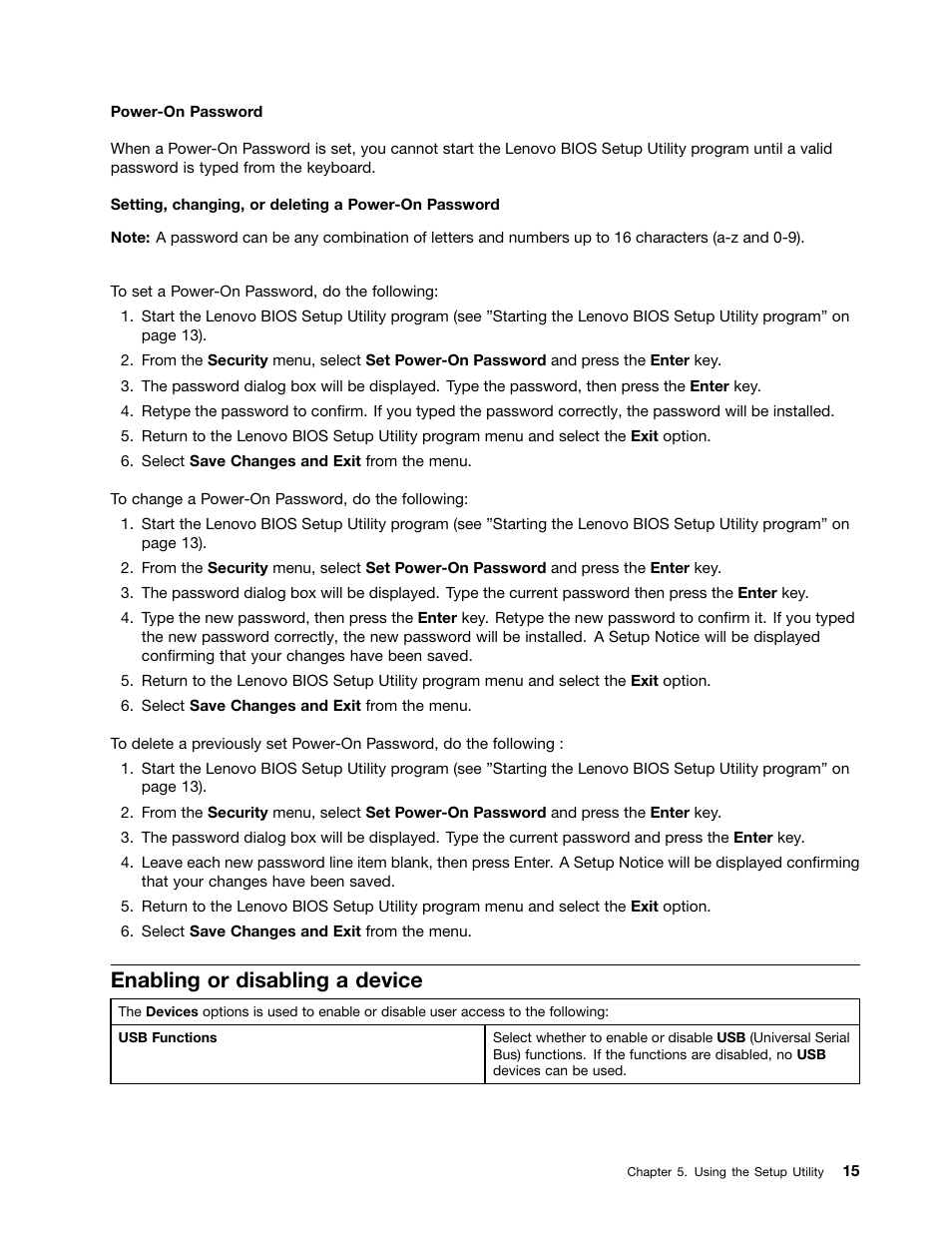 Enabling or disabling a device | Lenovo Horizon 2e Table PC User Manual | Page 21 / 55
