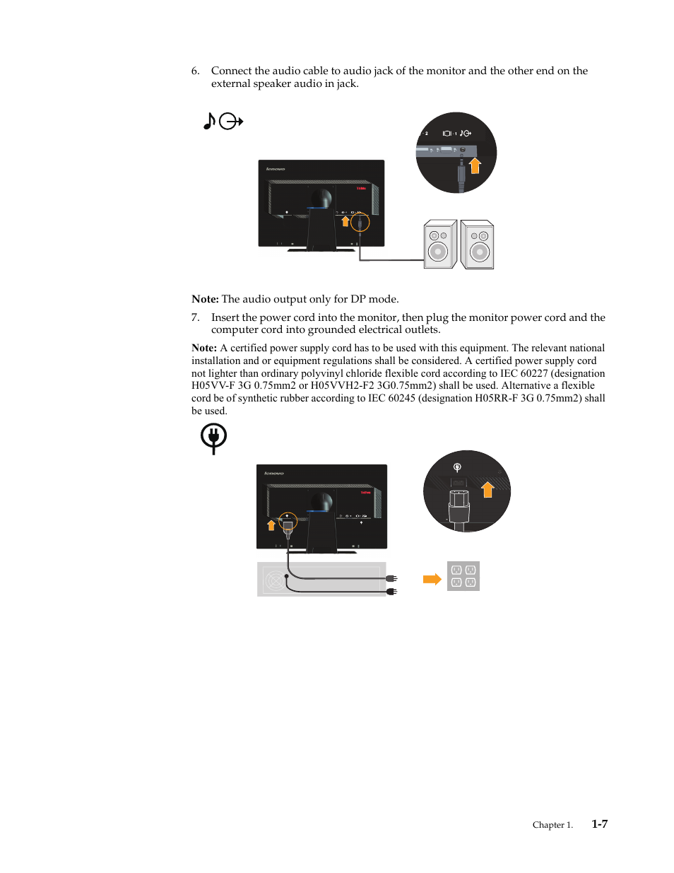 Lenovo ThinkVision LT2252p wide 22in LED Monitor User Manual | Page 11 / 38