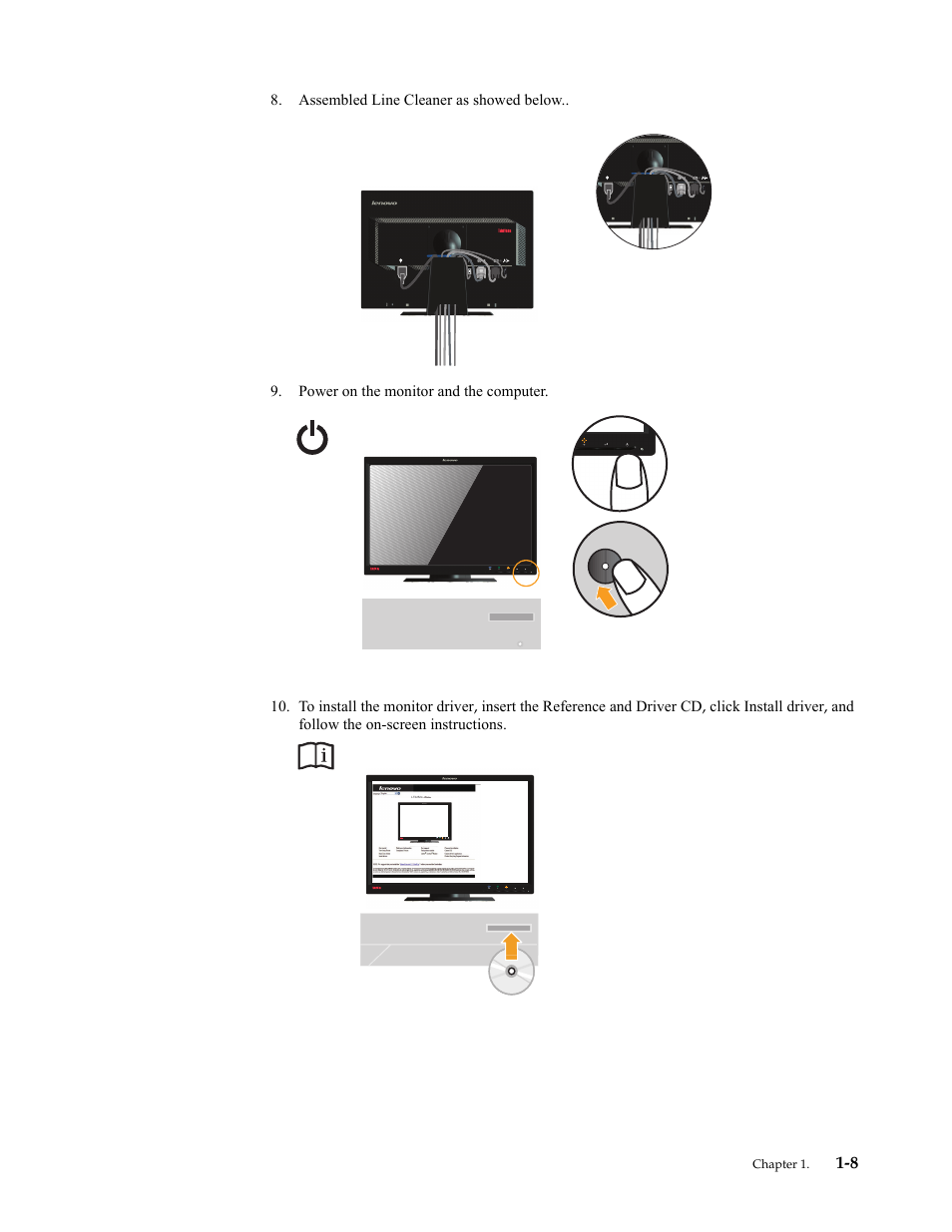 Lenovo ThinkVision LT2252p wide 22in LED Monitor User Manual | Page 12 / 38