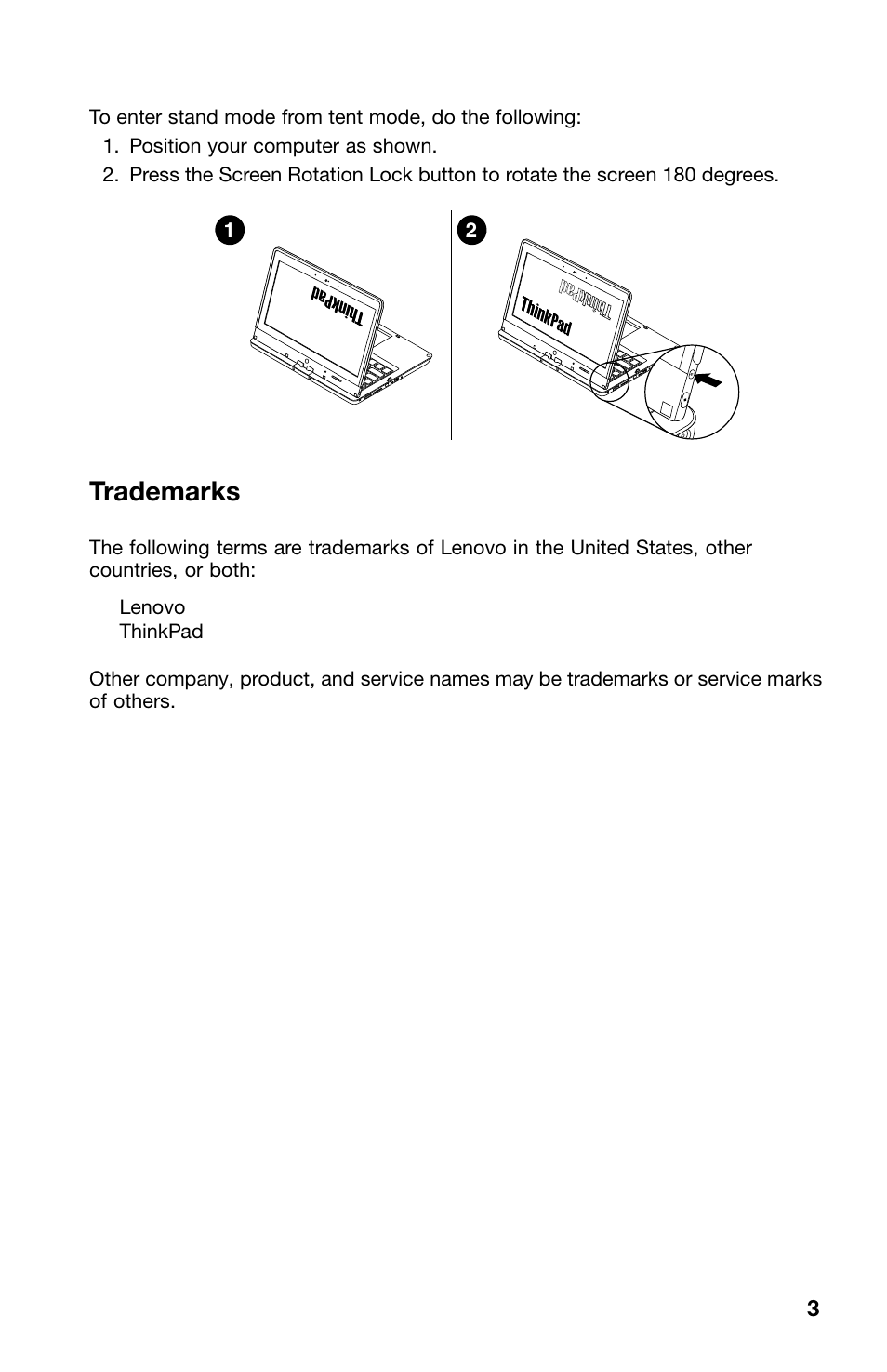 Trademarks | Lenovo ThinkPad Twist S230u User Manual | Page 3 / 4