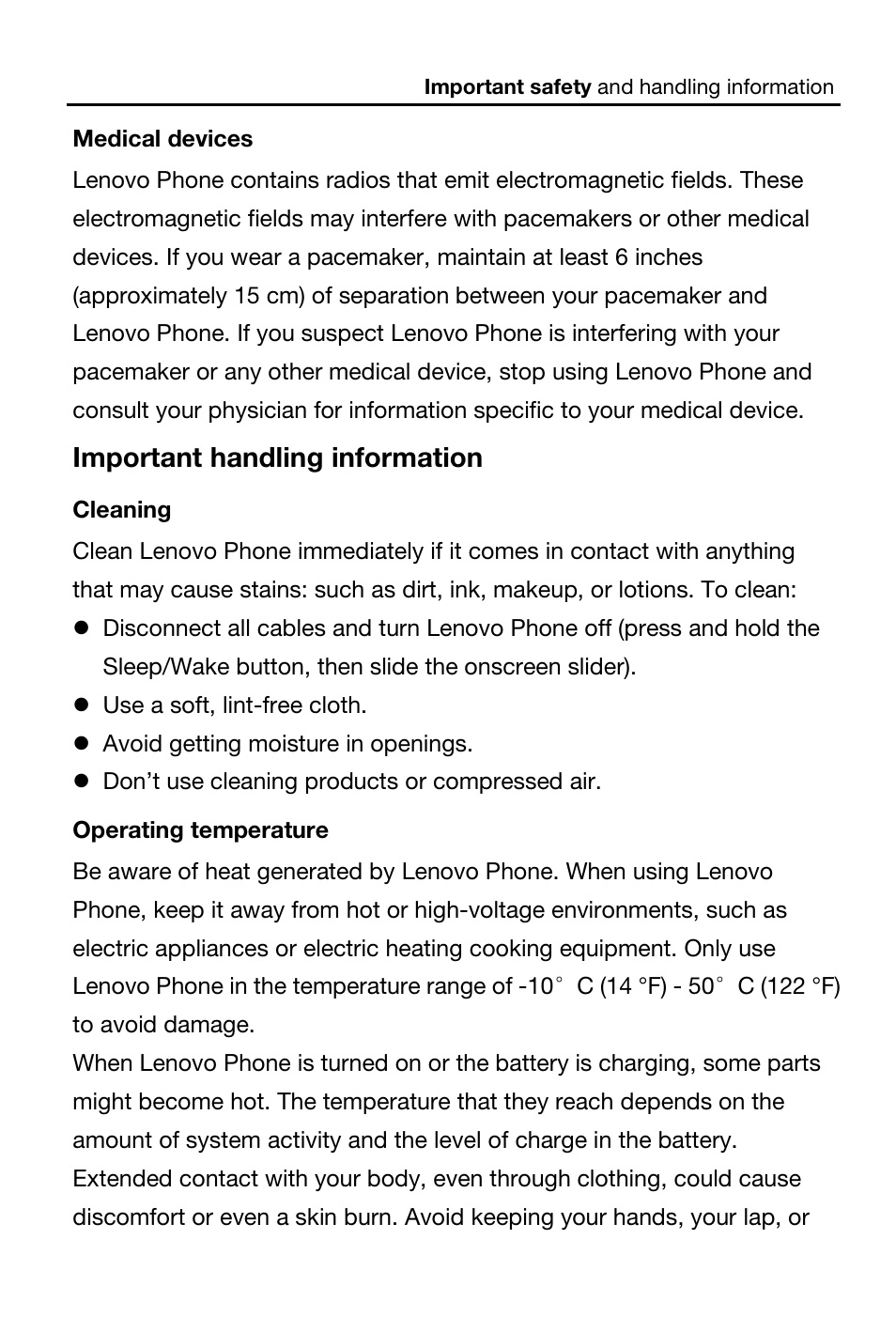 Lenovo A269i Smartphone User Manual | Page 9 / 21