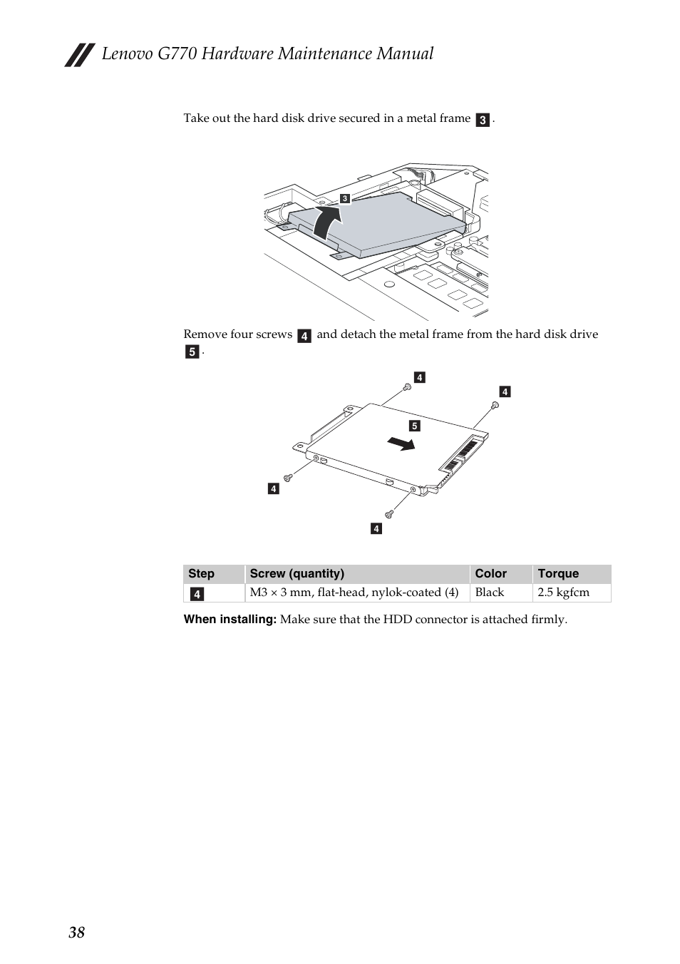 Lenovo g770 hardware maintenance manual | Lenovo G770 Notebook User Manual | Page 42 / 89