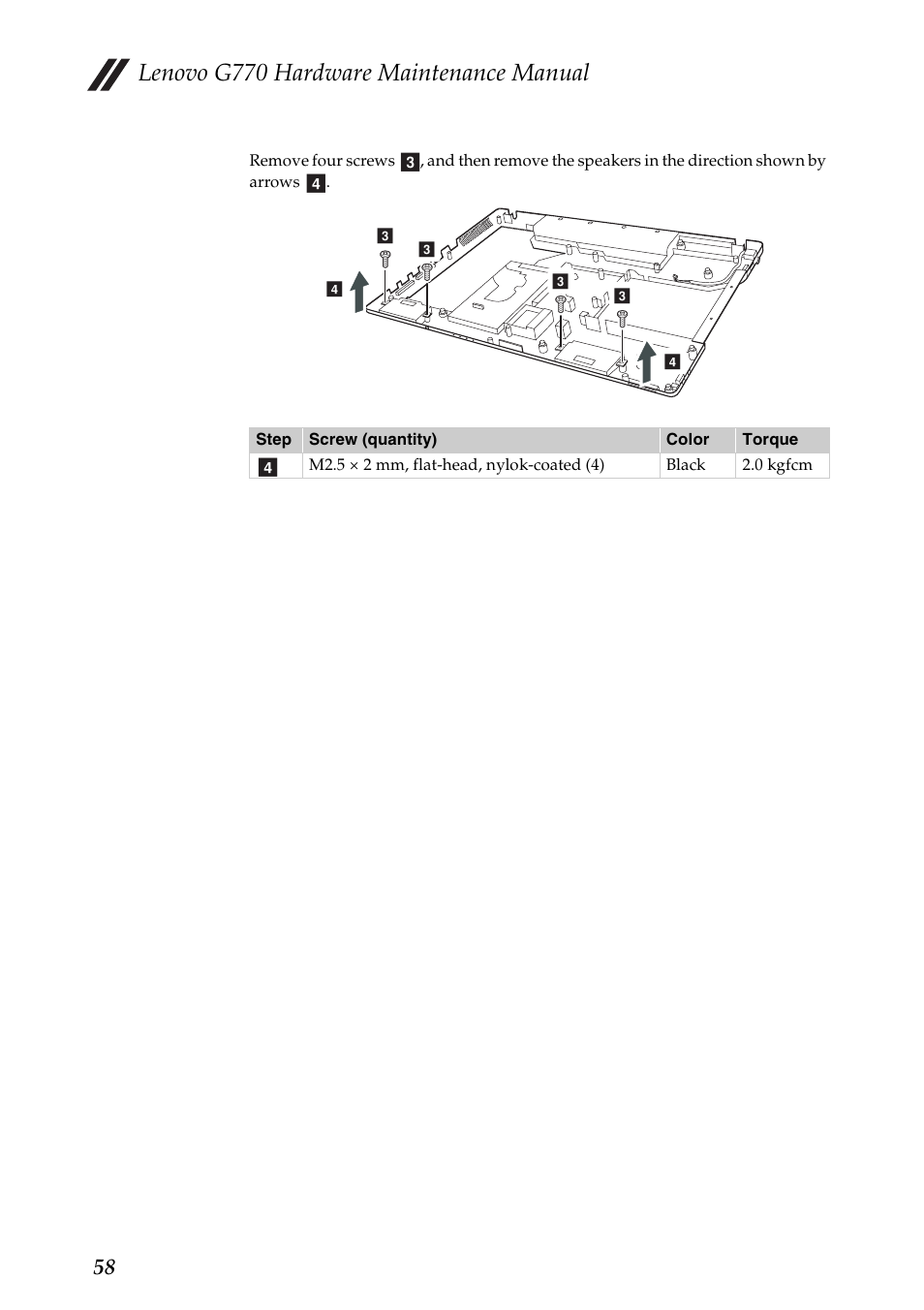 Lenovo g770 hardware maintenance manual | Lenovo G770 Notebook User Manual | Page 62 / 89