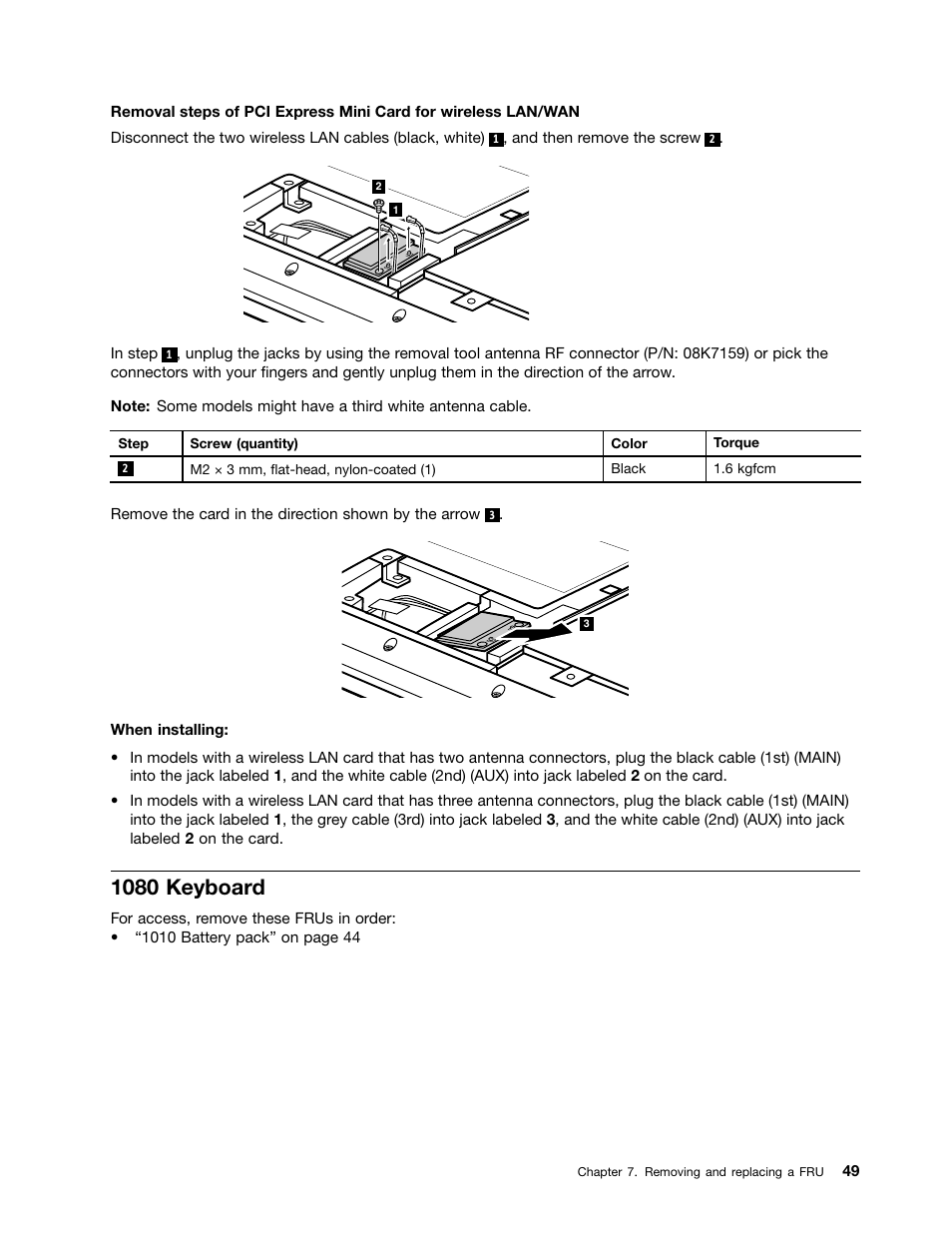 1080 keyboard | Lenovo B470e Notebook User Manual | Page 55 / 92