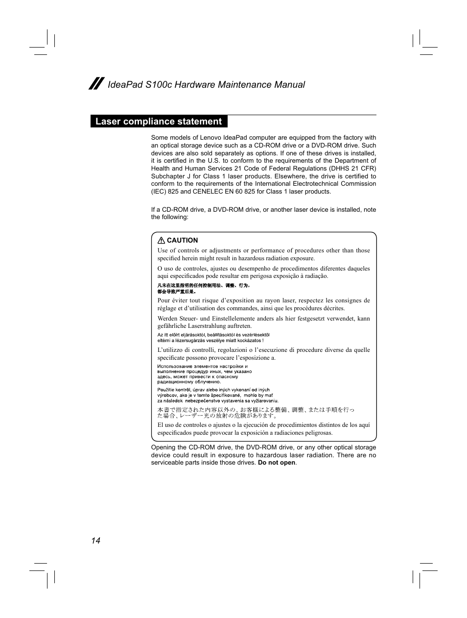 Lenovo IdeaPad S100c Notebook User Manual | Page 18 / 89
