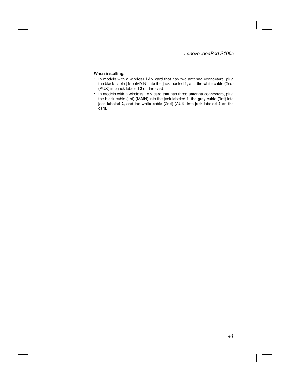 Lenovo IdeaPad S100c Notebook User Manual | Page 45 / 89