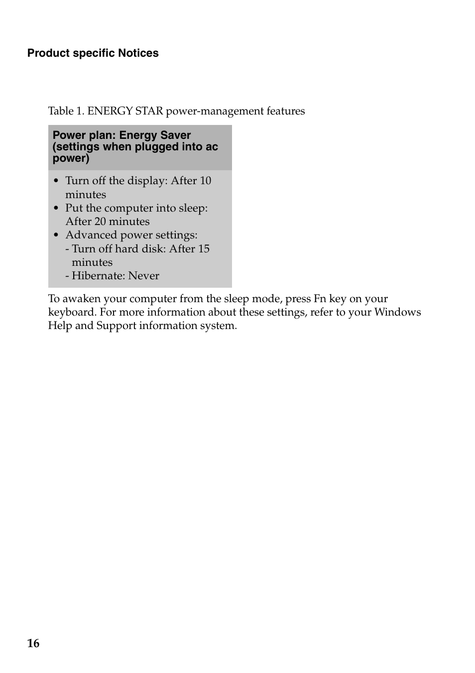 Lenovo B5400 Notebook User Manual | Page 16 / 23