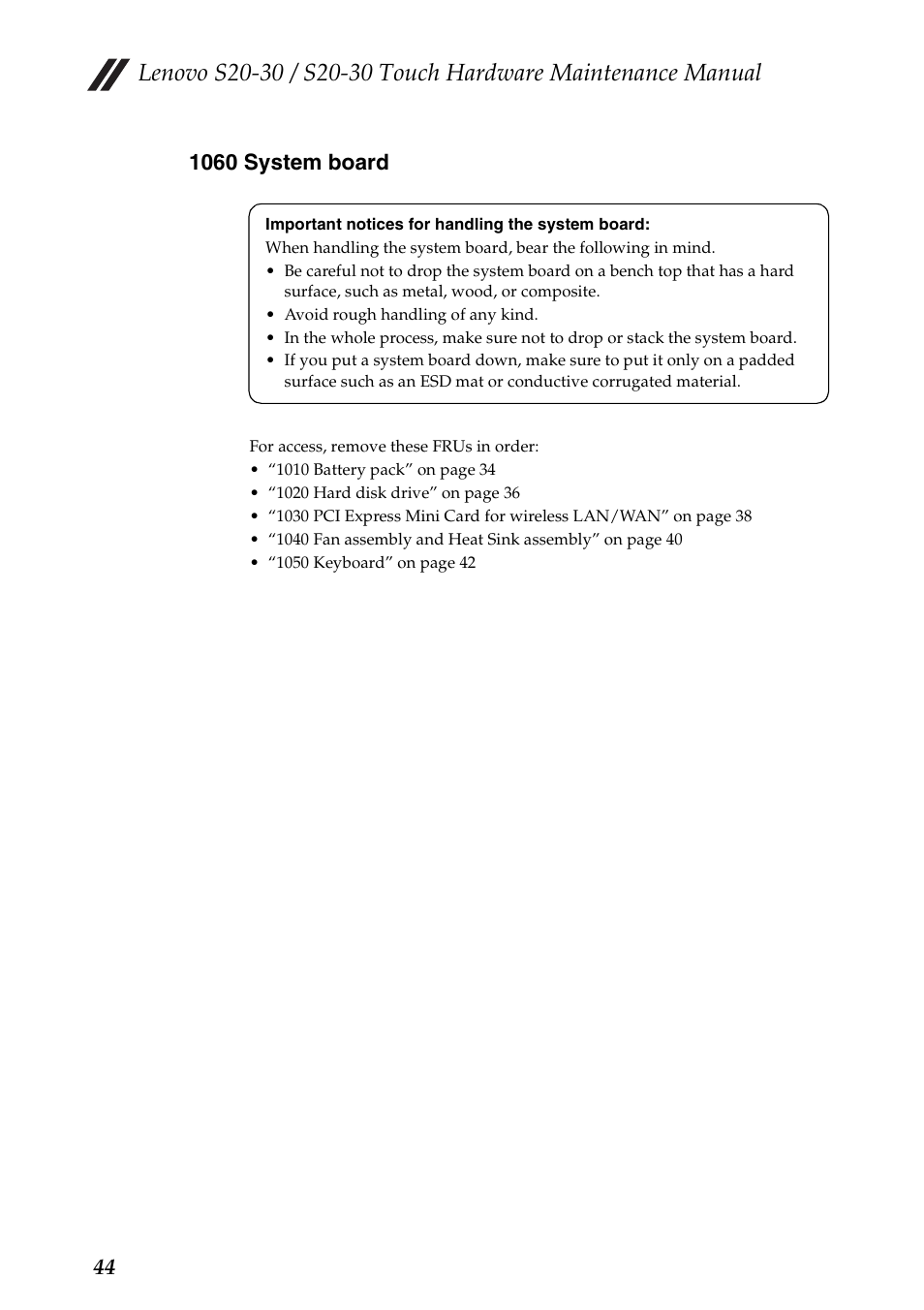 1060 system board | Lenovo S20-30 Touch Notebook User Manual | Page 48 / 82