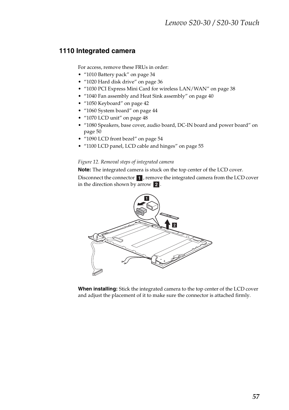 1110 integrated camera | Lenovo S20-30 Touch Notebook User Manual | Page 61 / 82