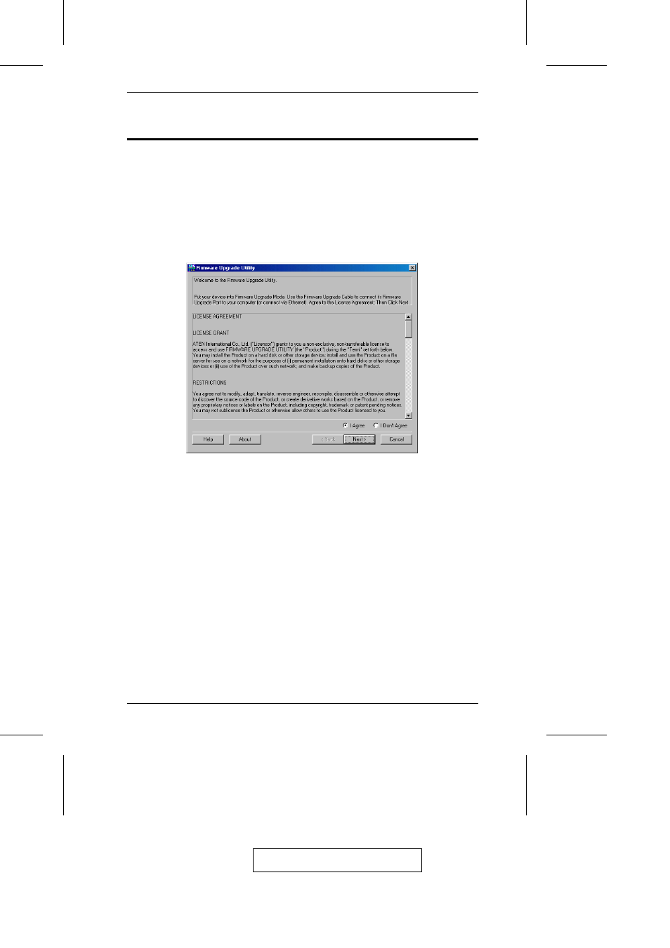 Starting the upgrade | ATEN CL-1208 User Manual | Page 59 / 73