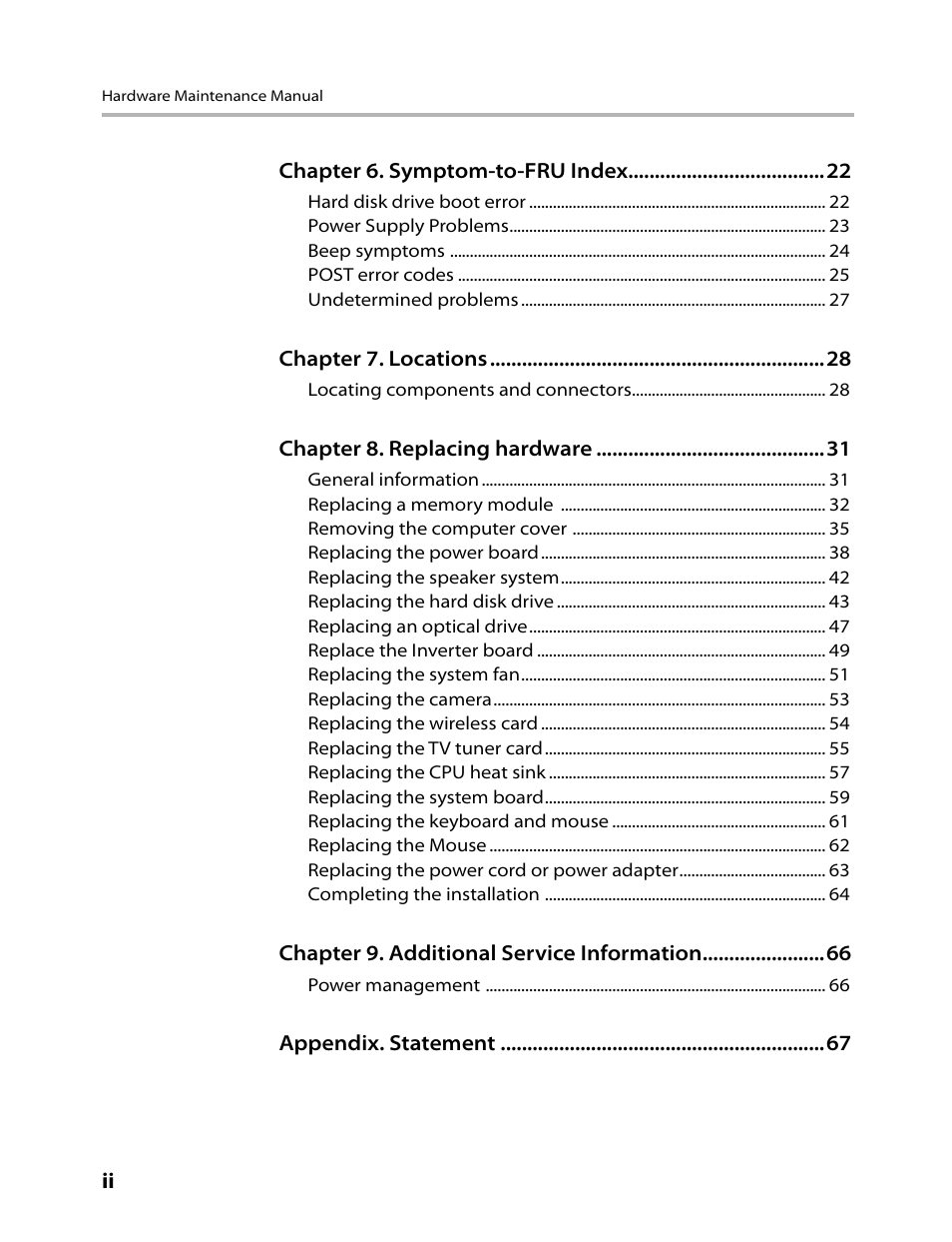 Lenovo 3000 C305 All-In-One User Manual | Page 2 / 71