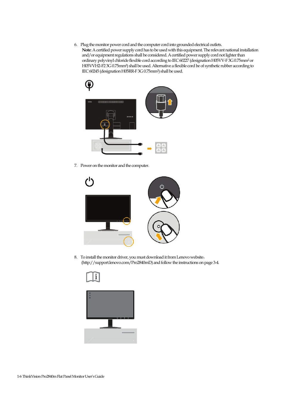Lenovo ThinkVision Pro2840m Wide Flat Panel Monitor User Manual | Page 11 / 35