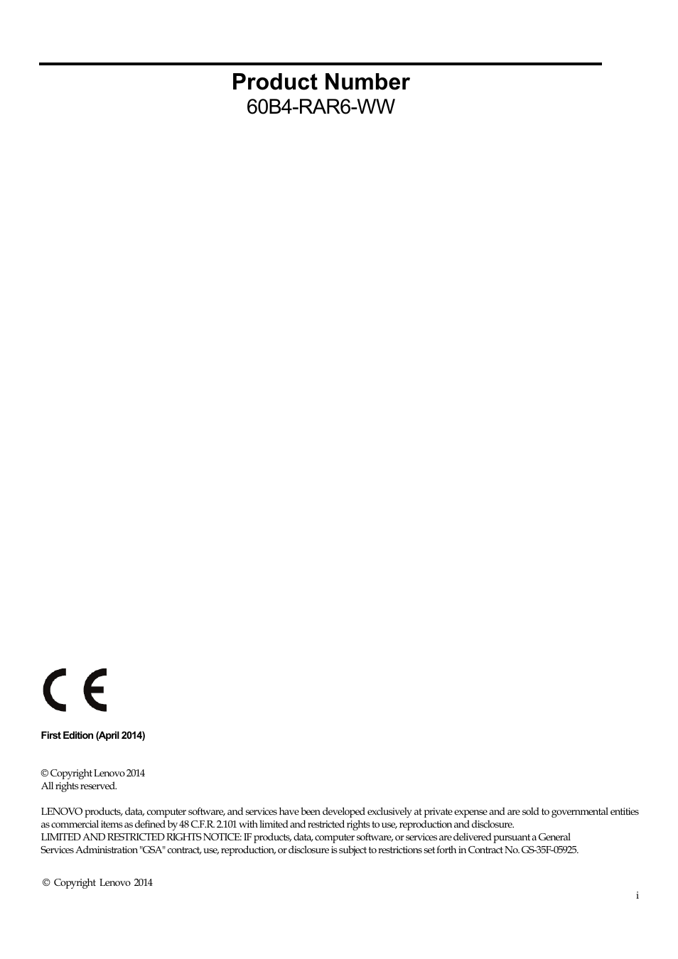 Product number, 60b4-rar6-ww | Lenovo ThinkVision Pro2840m Wide Flat Panel Monitor User Manual | Page 2 / 35