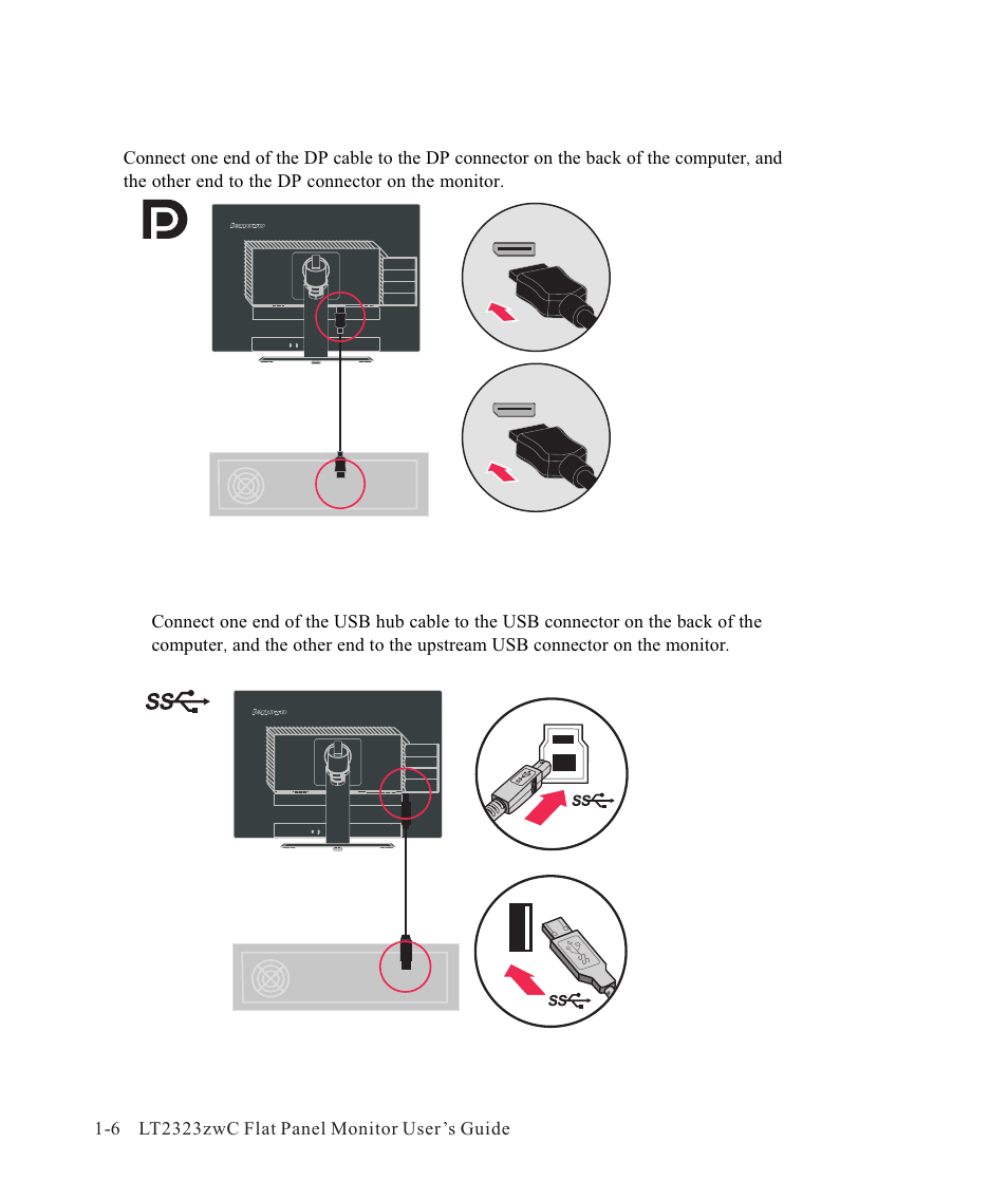 Lenovo ThinkVision LT2323z Wide User Manual | Page 10 / 42